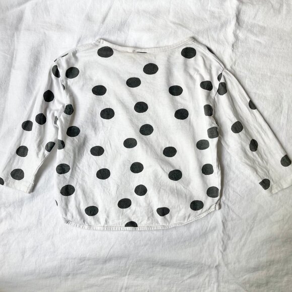 (🎨$3 PLAY) Zara Kids Baby 12-18 Months Polka Dot Long Sleeve Top - Picture 2 of 4
